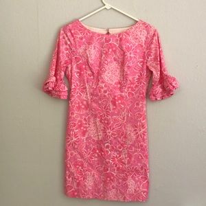 Lilly Pulitzer Fiesta shift dress in pink Size 0